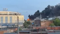 A UAV attacks a plant in Cheboksary / Still from the video