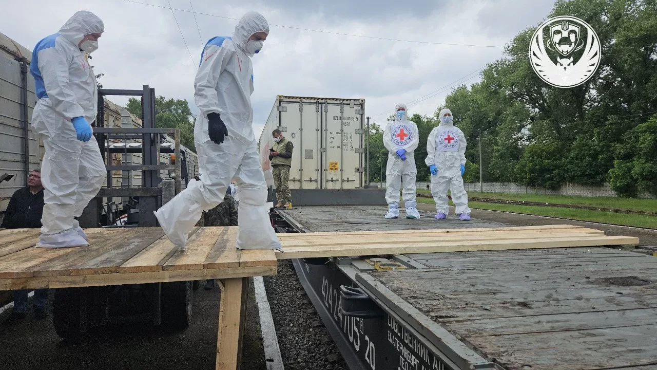 Возвращение в Украину 1200 тел погибших, 13 июня / Фото: Координационный штаб по вопросам обращения с военнопленными