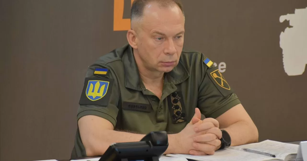 Александр Сырский на совещании по противодействию ударным БПЛА / Фото из Telegram @osirskiy