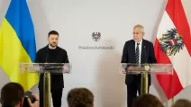 Президент Украины Владимир Зеленский с президентом Австрии Александром Ван дер Белленом / Фото: Офис президента