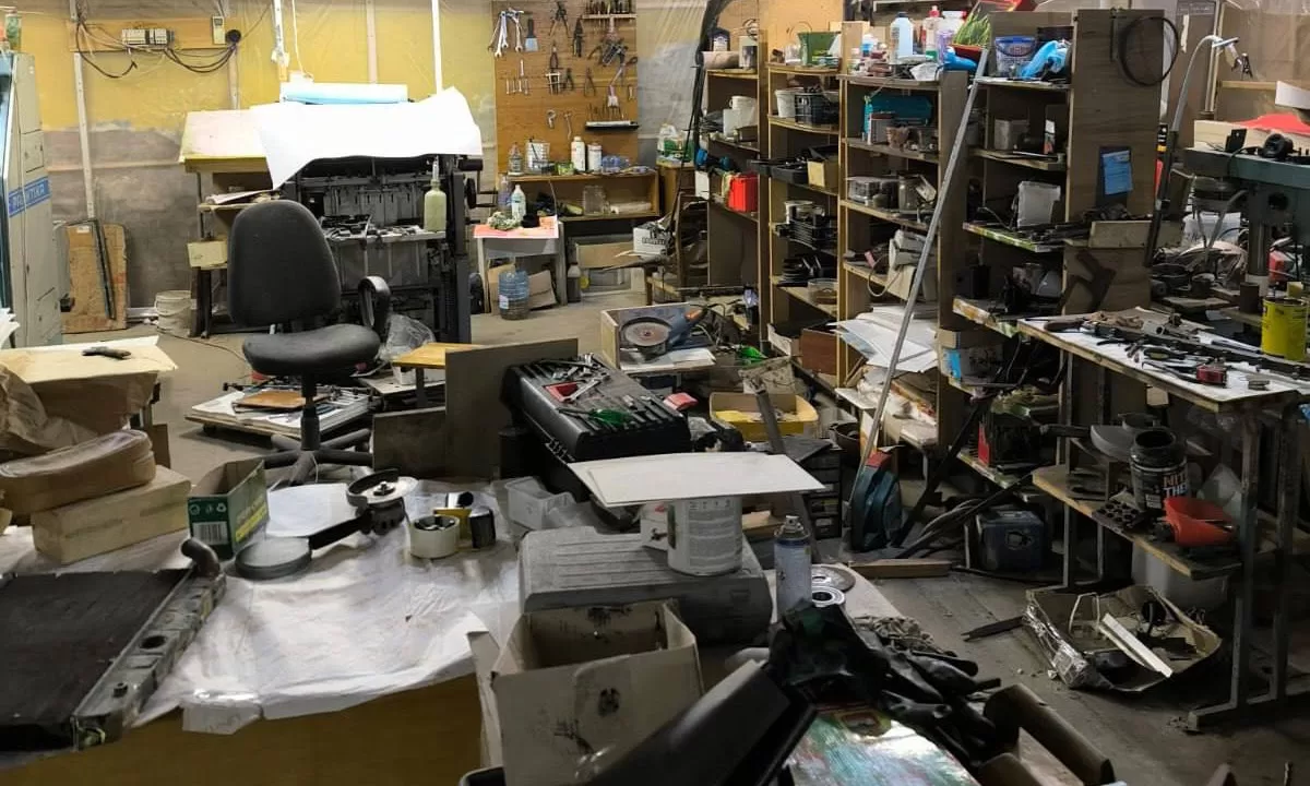 Підпільний цех із виготовлення водійських документів / Фото: Поліція Києва 