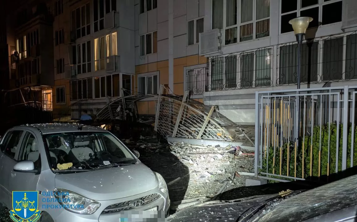 Руйнування після обстрілу Одеси 20 червня / Фото: Одеська обласна прокуратура