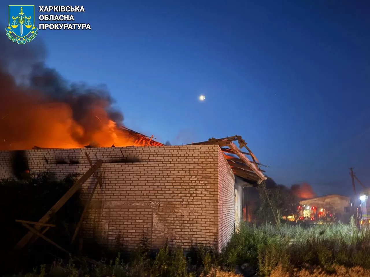 Зруйновані будинки в Харківському районі