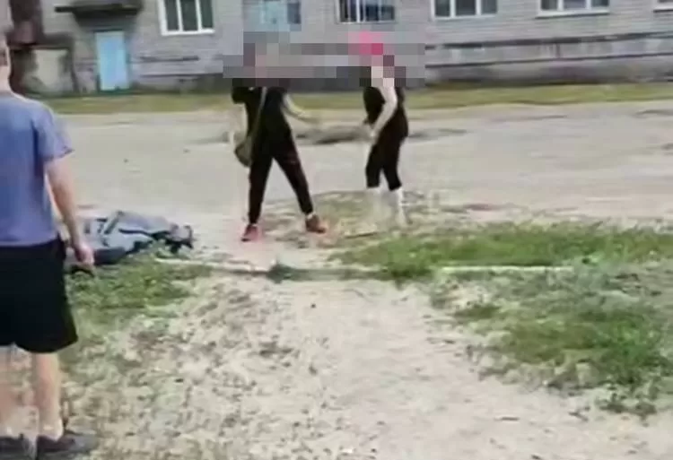 В Харьковской области 42-летняя женщина побила двух детей / Скриншот
