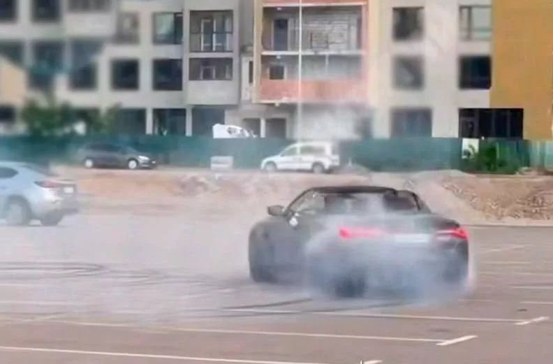 На дрифтера из Киева составила два протокола / Фото: Полиция Киева