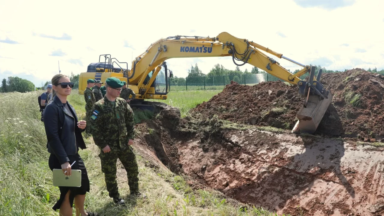 Строительство Балтийской оборонительной линии / Фото: kaitseinvesteeringud.ee