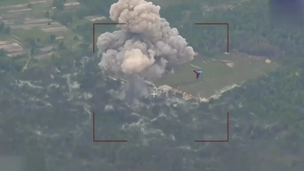 Ракетный удар по полигону в Сумской области. 21 мая 2025 года. Иллюстративное фото / Скриншот видео