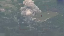 Missile strike on a training ground in Sumy region. 21 May 2025. Illustrative photo / Video screenshot