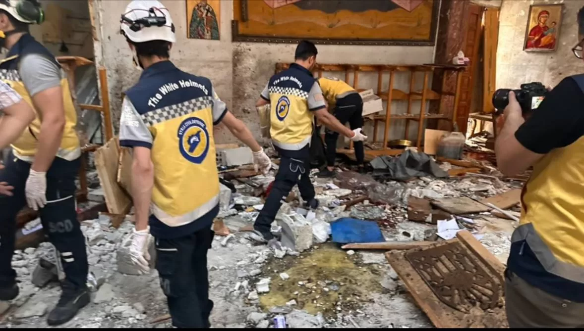 Теракт стався під час служби в церкві Мар-Еліас (Святого Іллі-Пророка) в Дамаску / Фото із соцмереж