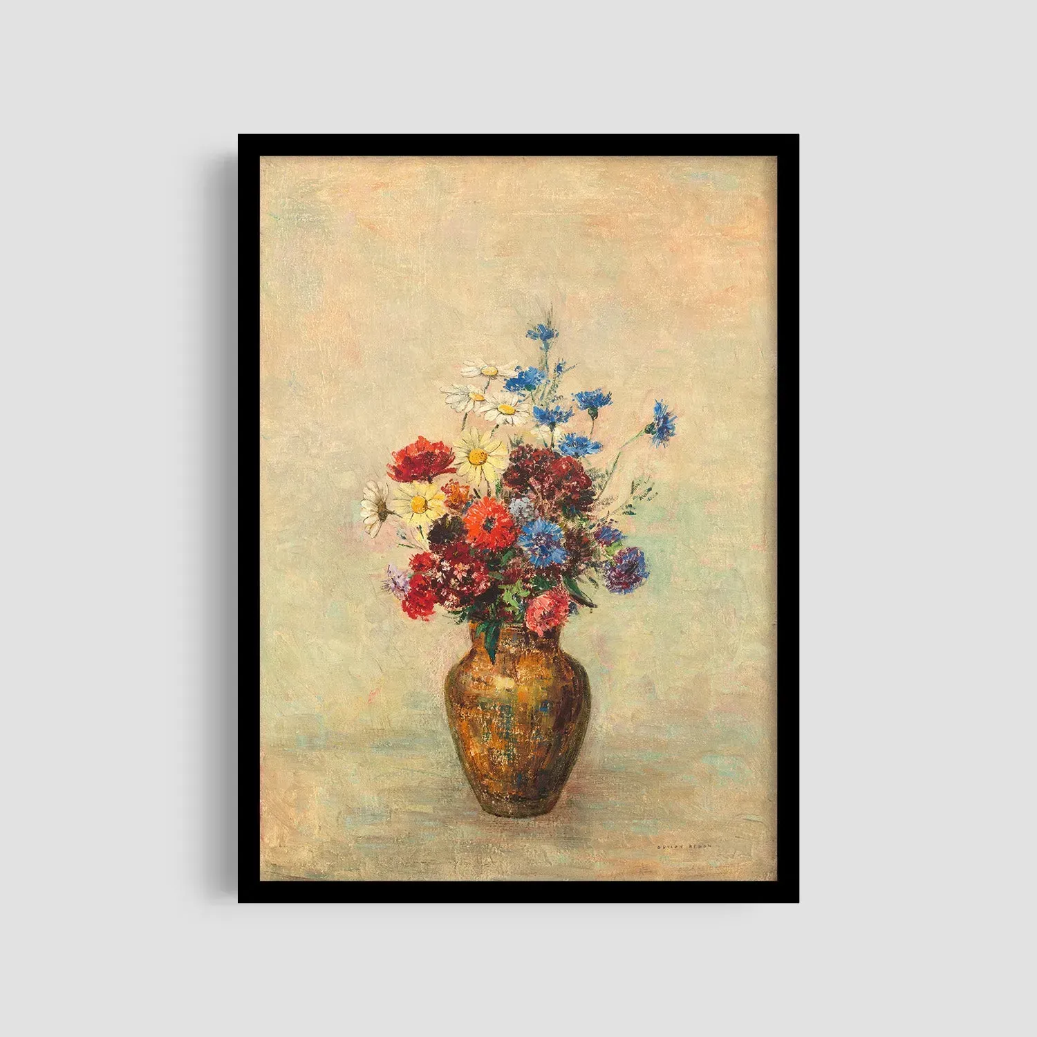 Постер в черной рамке Roomy "Rustic Bouquet"