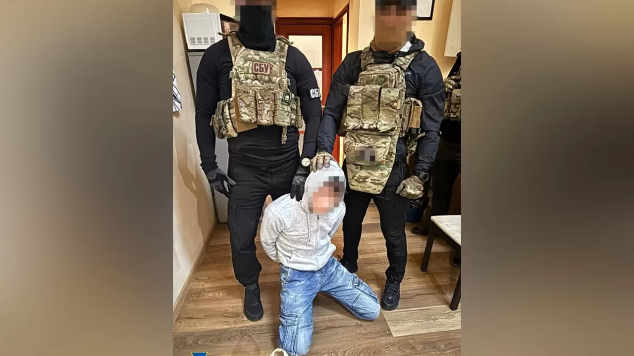 Задержание подозреваемого в покушении на брата Ермака / Фото: СБУ