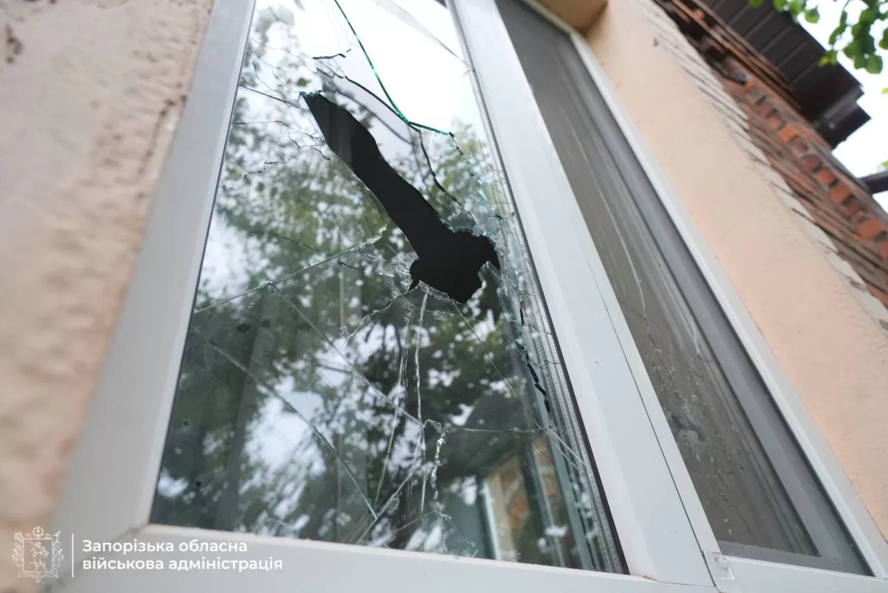 Обстрелянные районы Запорожья 25 июня