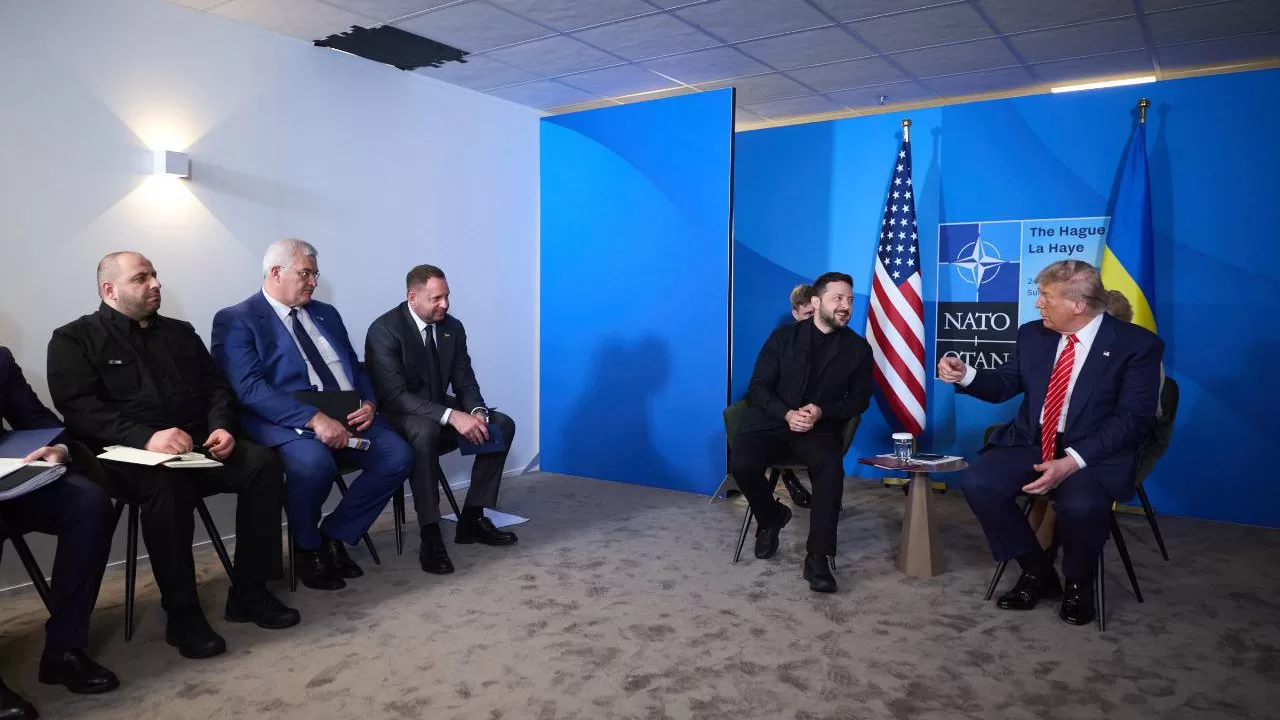 Президент США Дональд Трамп и президент Украины Владимир Зеленский / Фото: Офис президента