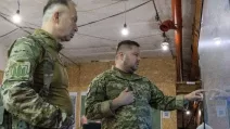 Commander-in-Chief of the Armed Forces of Ukraine Oleksandr Syrskyi during his work in the North Slobozhanskyi direction / Photo: CinC AF of Ukraine
