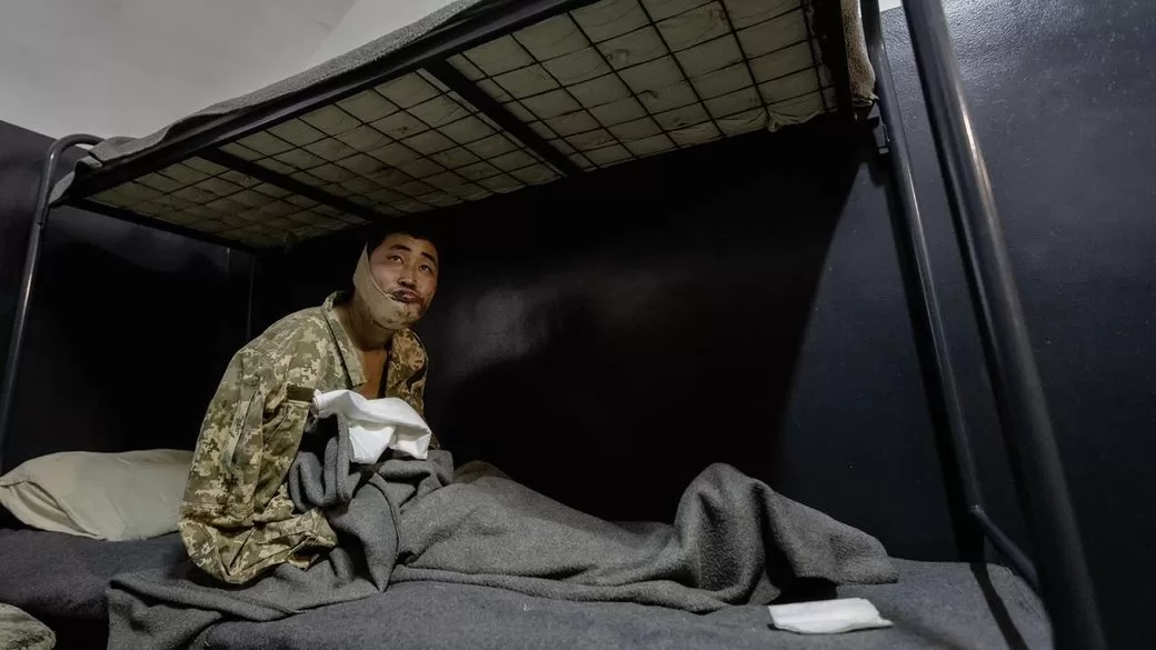 Північнокорейський військовий, якого ЗСУ взяли в полон у Курській області РФ / Фото: Telegram/Zelenskiy