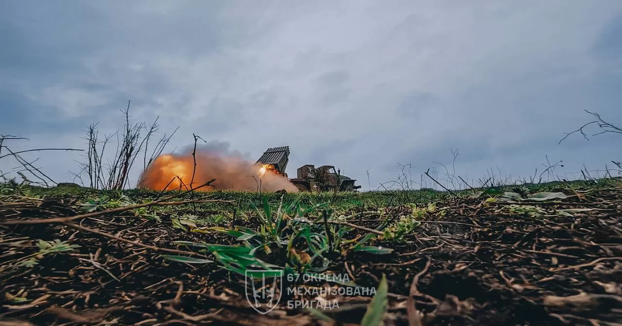 На Сумщині працює розрахунок реактивно-артилерійської батареї 67 окремої механізованої бригади / Фото 67 ОМБр