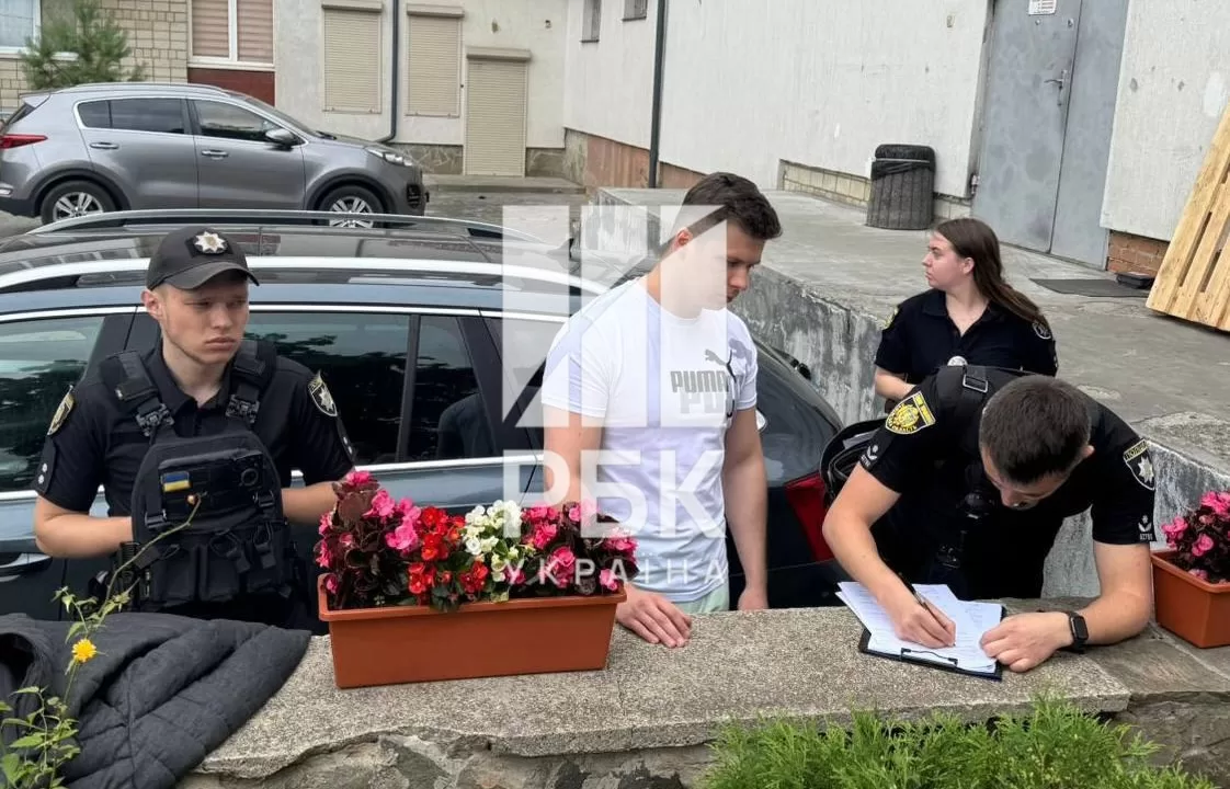 Затримання підозрюваного / Фото: РБК-Україна