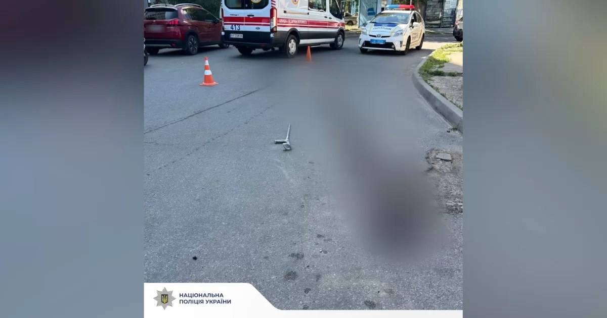 Поліція затримала водія, який скоїв смертельну ДТП у Салтівському районі Харкова / Фото Нацполіція