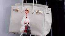 Игрушка Labubu висит на сумке Hermes / Фото Reuters