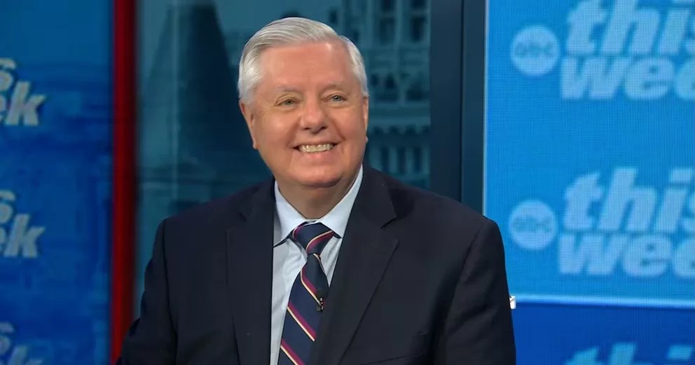 Сенатор Ліндсі Грем у програмі ABC News «This Week» / Фото ABC News