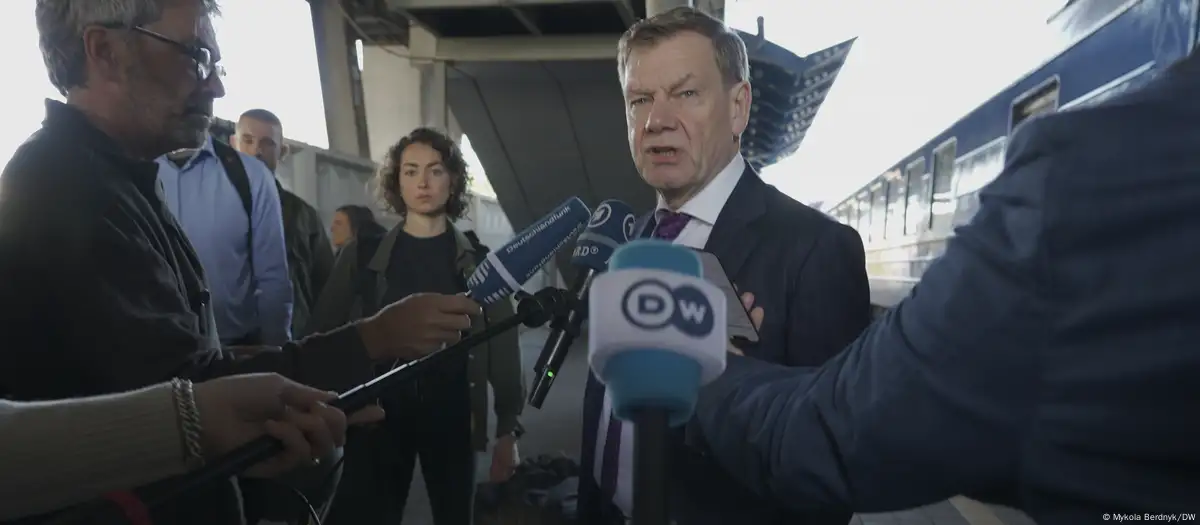 Johann Wadeful in Kiev / Photo by Mykola Berdnyk/DW