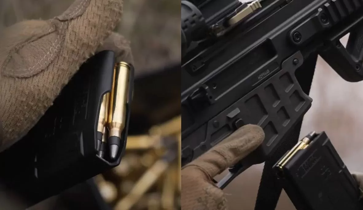 Антидронные патроны калибра 5.56 / Кадр из видео