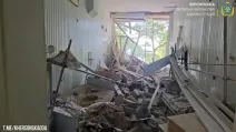 This is how one of the hospitals in Kherson, Ukraine, which the Russians shelled with artillery, looks like now / Screenshot from the video of Kherson Regional State Administration