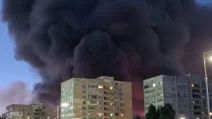 Fires after the shelling of Kyiv on July 4 / Photo: Novyny.LIVE