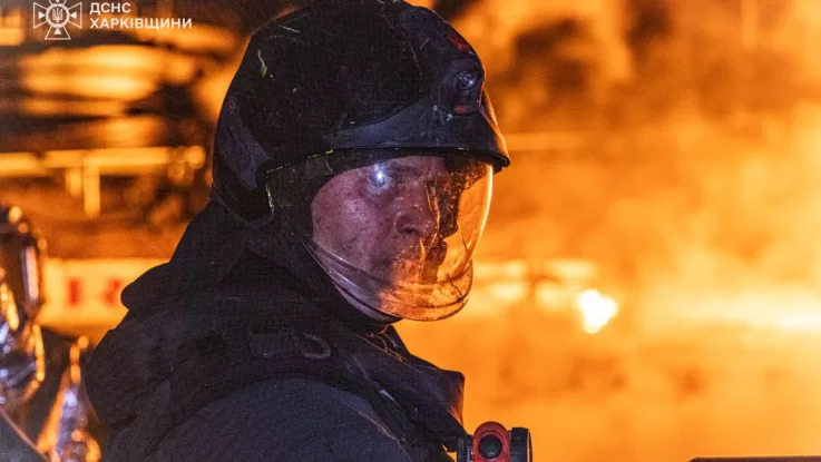 Пожежі після обстрілу