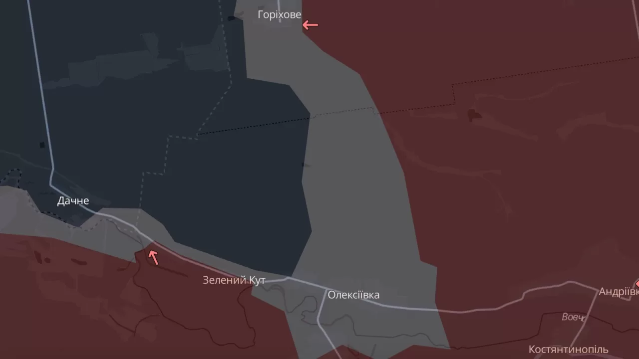 Район Зеленого Кута та Новоукраїнки / Мапа DeepState