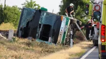 According to official data, 19 passengers were injured, including 17 underage Ukrainian citizens / Photo index.hu