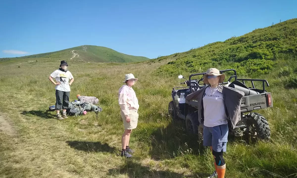 В горах Закарпатья спасатели оказали помощь пятерым туристам / Фото: ГУ ГСЧС Украины в Закарпатской области