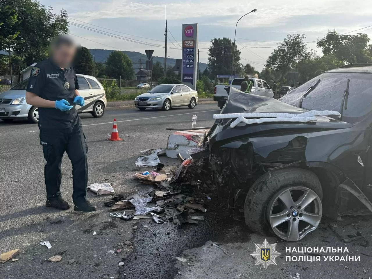 З’явилося відео смертельної ДТП на блокпосту на Закарпатті, в якій загинув прикордонник
