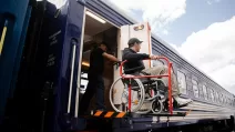 Перший безбар’єрний вагон для пасажирів на кріслі колісному / Фото: Укрзалізниця
