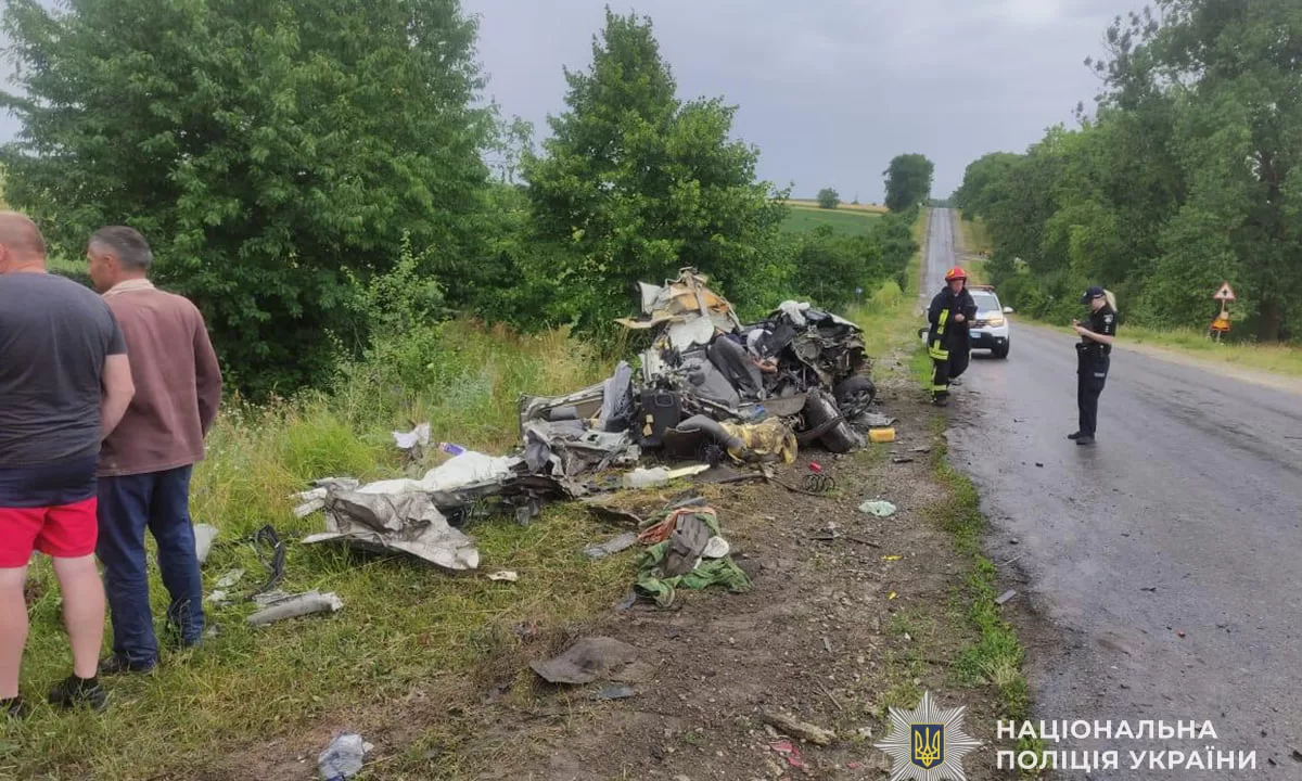 Четверо люде загинули в ДТП на Тернопільщині / Фото: Поліція Тернопільщини