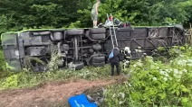 На Львівщині в ДТП потрапив автобус із дітьми / Фото: ГУНП у Львівській області