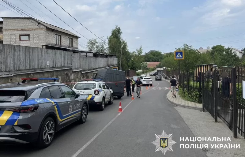 Место гибели ребенка на Киевщине / Фото: ГУНП в Киевской области