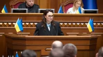 Юлія Свириденко виступає у Верховній Раді / Фото: Кабмін