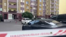 Место убийства полковника СБУ в Киеве / Скриншот