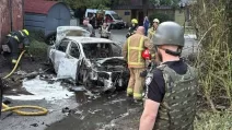 Место теракта в Днепре / Фото: Нацполиция