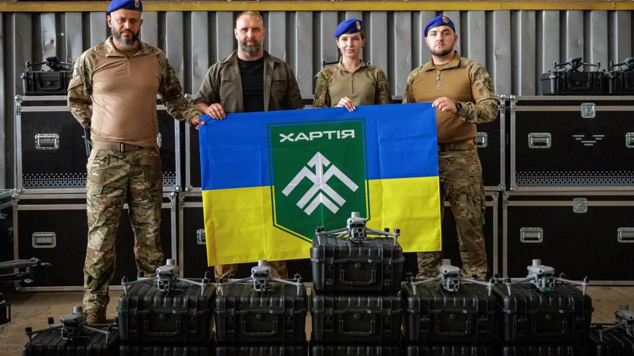 Сучасні безпілотники для 13-ї бригади оперативного призначення НГУ “Хартія” від “Харківських крил” / Фото Харківська ОВА