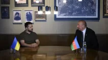 Президент України Володимир Зеленський зустрівся з президентом Азербайджанської Республіки Ільхамом Алієвим / Фото: Офіс президента