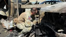 Последствия обстрелов Ивано-Франковской области / Фото: Нацполиция