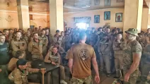 Украинские военные рекрутируют заключенных, май 2024 года / Фото: Дмитрий Савченко.