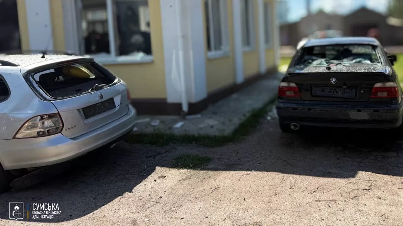 Наслідки обстрілу Сум / Фото: Сумська ОВА