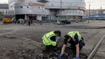 Киев после российской атаки / Фото: AFP