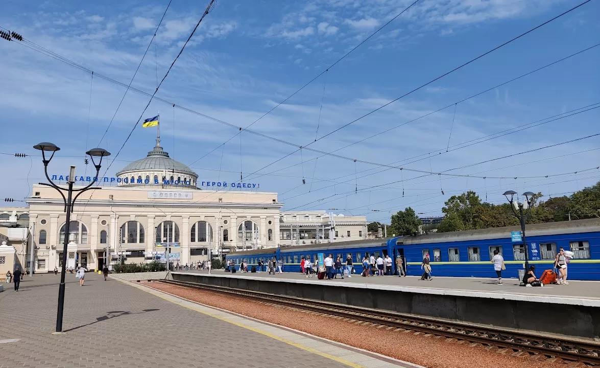 Железнодорожный вокзал в Одессе / Фото: Головне в Україні