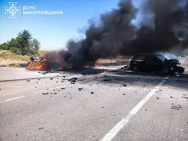 У ДТП на Миколаївщині загинули двоє людей / Фото: ДСНС Миколаївської області