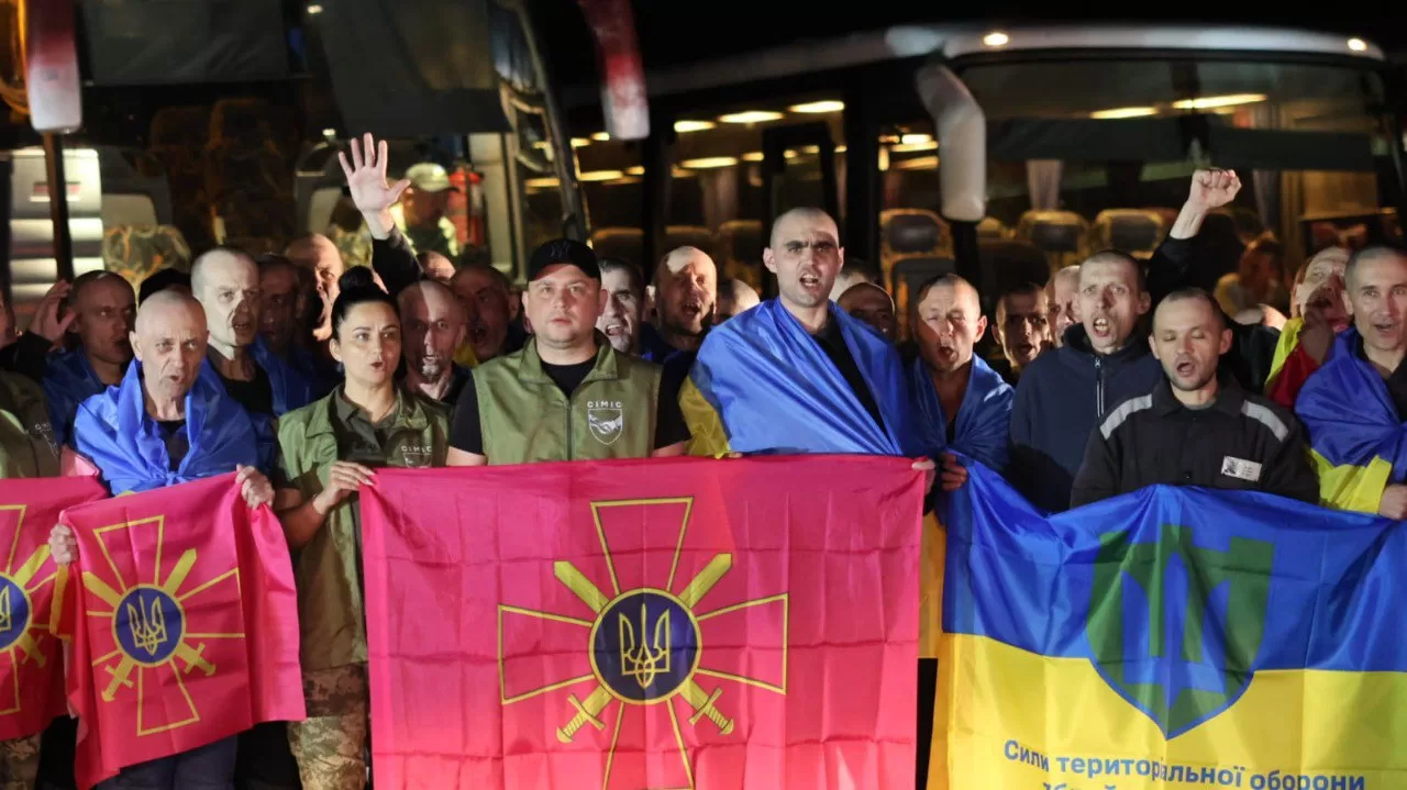 Повернення з полону українських захисників 23 липня / Фото: Координаційний штаб з питань поводження з військовополоненими
