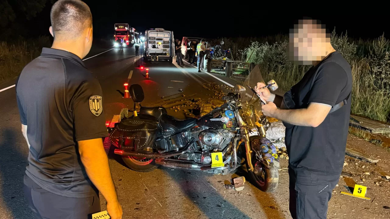 Місце ДТП, де загинув Ярослав Рущишин / Фото: ДБР